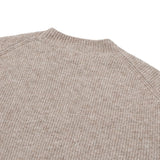 カシミアハッチラウンドカーディガン / Cashmere Hacchi Round Cardigan (7 colors)