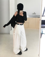 Middle Carpenter Detail Long Pants