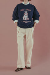 Cotton chino pants_cream