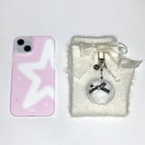 [made] brush star pink phone case (hard)