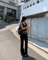 Reve low boots cut pants