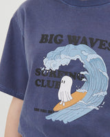 【MADE】SURF GHOST PRINT T-SHIRT [NAVY]