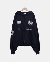 Steve Horse Hooded Zip-Up