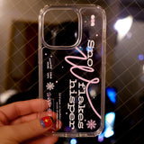 【MADE】(2type) スノーピンクジェリーハードフォーンケース