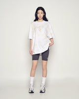 25FW DIRTY WASHED SHORT SLEEVE T-SHIRT WHITE
