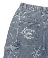 PRINTED CARPENTER DENIM PANTS BLUE(CV2FSUD110A)