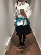 Penning Balloon Blouse (2color)