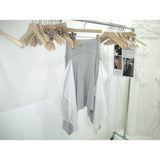 【MADE】chiffon flutter skirt, gray