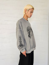 VENTIQUE ピグメントガブリエルスウェットシャツ 3colors