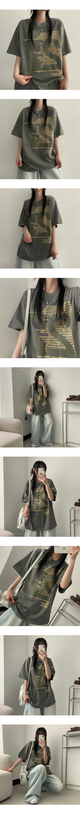 Leaven Round Short-Sleeved T-shirt