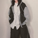 offset stripe shirt_white