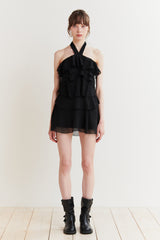 BALLON DRESS black