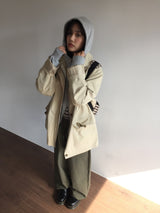 ウタスタデッドフーデッドジップアップ (3color)