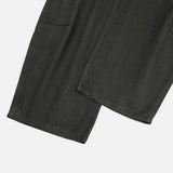 Vintage pintuck curved pants