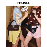 muva. ミニ ロール レザー トートバッグ