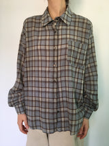 Summer Gauze Check Shirt (2color)