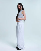 Line Stud Stringpants - White Oatmeal