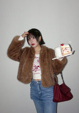 LOOK STITCH SUEDE CHAIN BAG (4COLORS!)