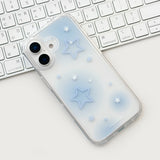 [Gel-hard] スターリーナイトスマホケース (ブルー) (ケースのみ)