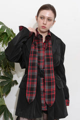 TRENCH BELT JACKET_NAVY