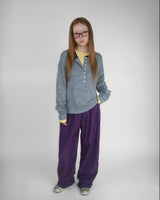 WOOD STRING WIDE PANTS