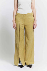 Front slit trouser (Yellow)