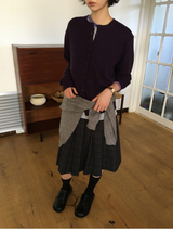 YWD PLAID PLEATS SKIRT (3color)