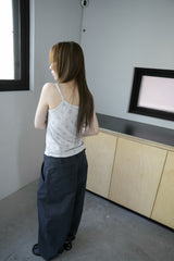 soft flower sleeveless top(3colors)