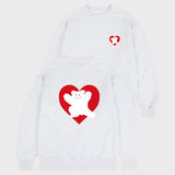 [UNISEX] ベアハートバックプリントマントゥマン