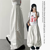 fodi waist banding pintuck wide pants