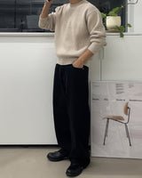 エッセンヌビスコースラウンドニット