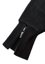 Zip Up Hoodie in Black
