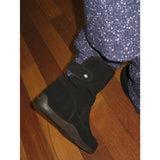 Merry 0011. Velcro Shearling Boots - 3colors