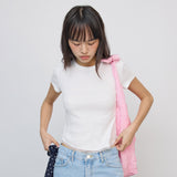 Baby lace tee_ivory