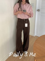 Cotton wide pants(4color)