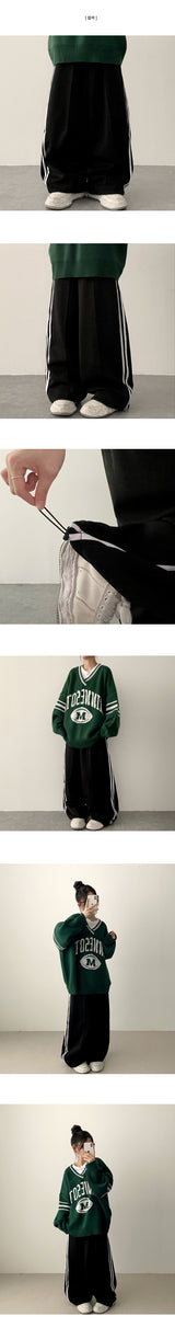 Leco ツーライントラックワイドパンツ