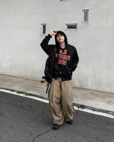 Ignel Lettering Crop Hoodie Zip-Up