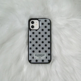 snow dot gray black