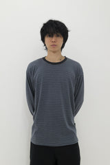 Symbol Logo Stripe T-Shirt Charcoal
