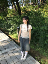ドットシースルーTシャツ