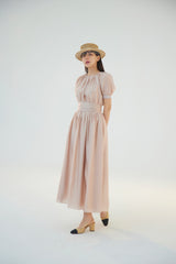 NO.4 DRESS - NUDE BEIGE