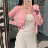 [BELLIDE MADE] FRUIT LINEN CARDIGAN