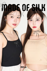 リボンストーンキャミソール