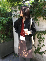 Neko Flower Midi Skirt