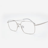 Knouun Square Combi Two-Bridge Glasses ASCENT SV