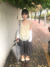 Flower chiffon blouse