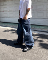 No.1297 C wide tuck denim PT