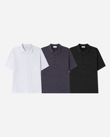 Koul Slub Collar Short Sleeve T