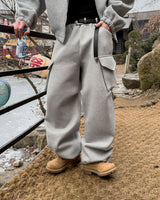 Neo Bonded Cargo Belt Sweat Pants