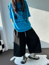 Ski Stitch Detail Carpenter Bermuda Shorts 5color